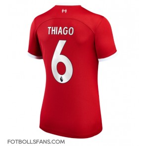 Liverpool Thiago Alcantara #6 Replika Hemmatröja Damer 2023-24 Kortärmad
